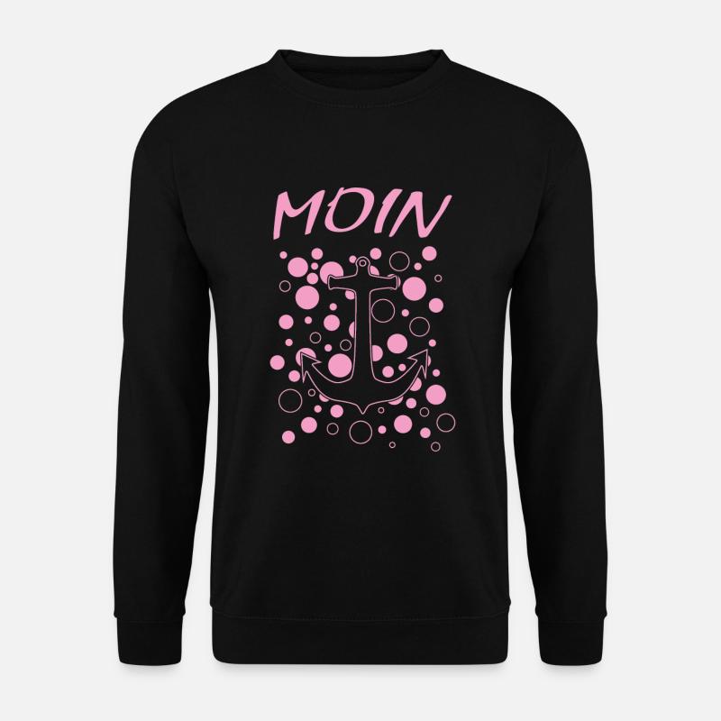 Moin. Einfach Moin. - Unisex Pullover - Schwarz