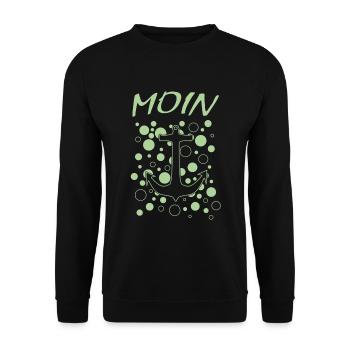 Moin - Unisex Pullover - Schwarz - Vorne - Alina (178cm) & Michal (187cm)
