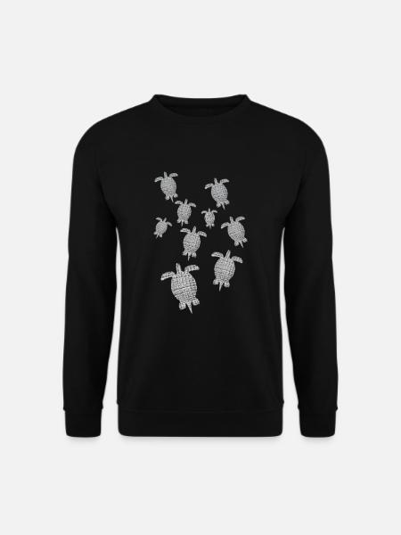 Schildkröten - Unisex Pullover - Schwarz