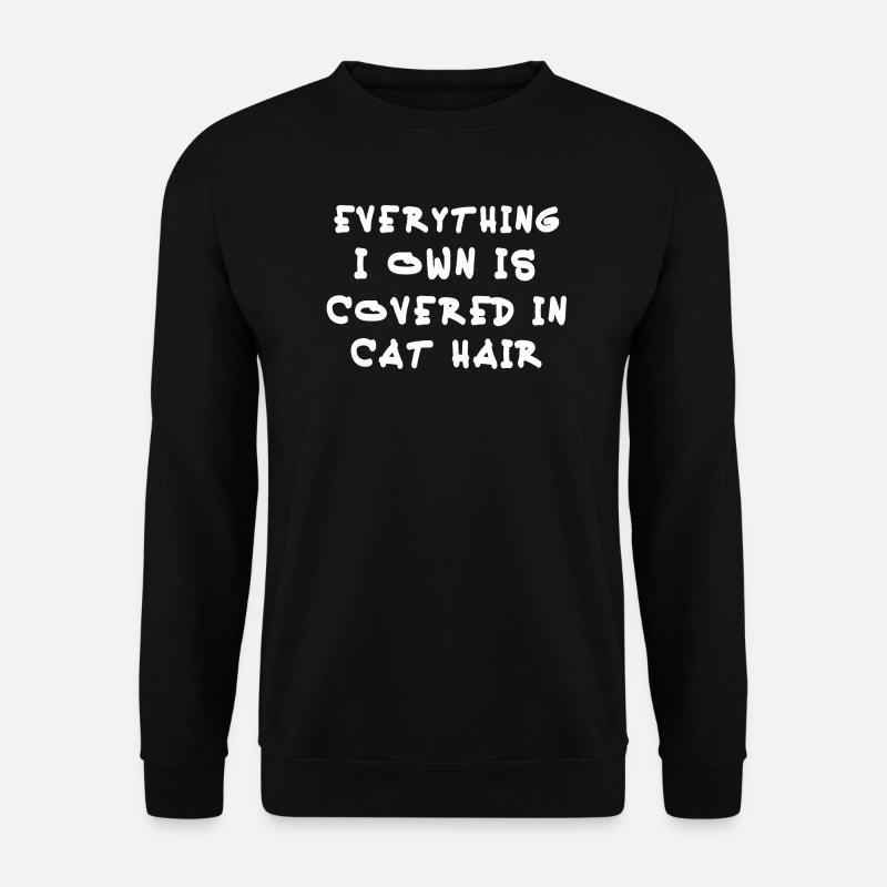 Des chats partout - Sweat-shirt Unisexe - noir