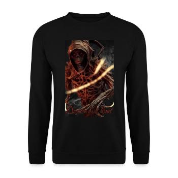 La saleté démoniaque floue - Sweat-shirt Unisexe - noir - Devant - Alina (178cm) & Michal (187cm)