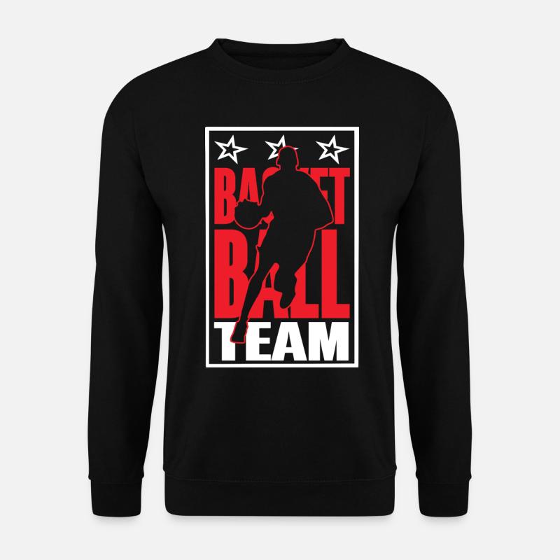 Basketball Basketballer - Unisex Pullover - Schwarz