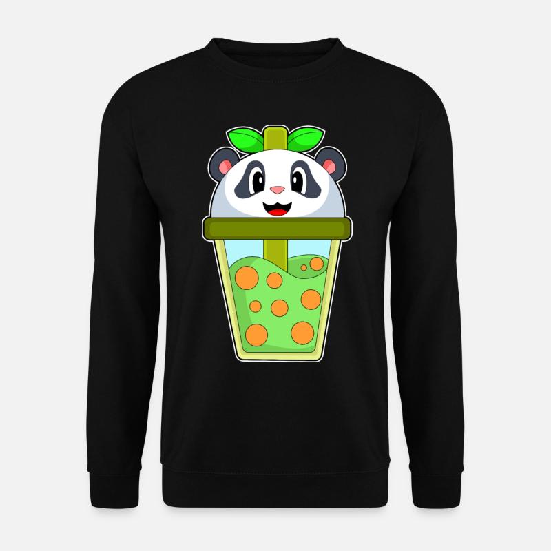 Panda Bubble Tea - Sweat-shirt Unisexe - noir