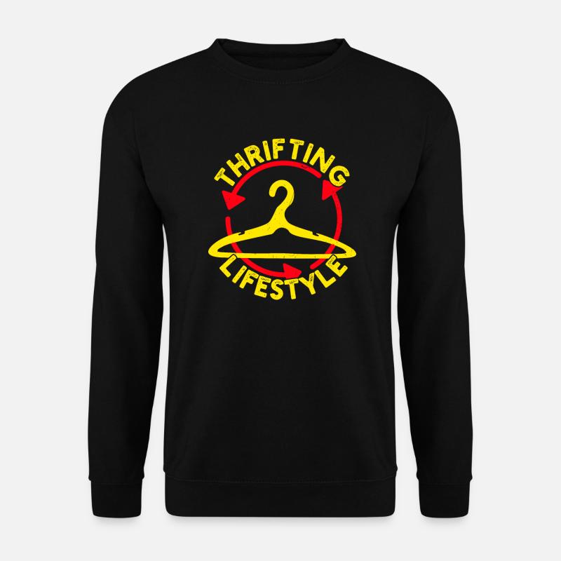 Thrift Shopper Thrifting Lifestyle Thrift Store - Unisex Pullover - Schwarz