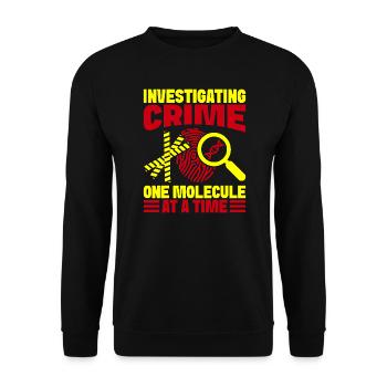 Forensic Science Major Investigating Crime One - Unisex Sweatshirt - black - Front - Alina (178cm) & Michal (187cm)