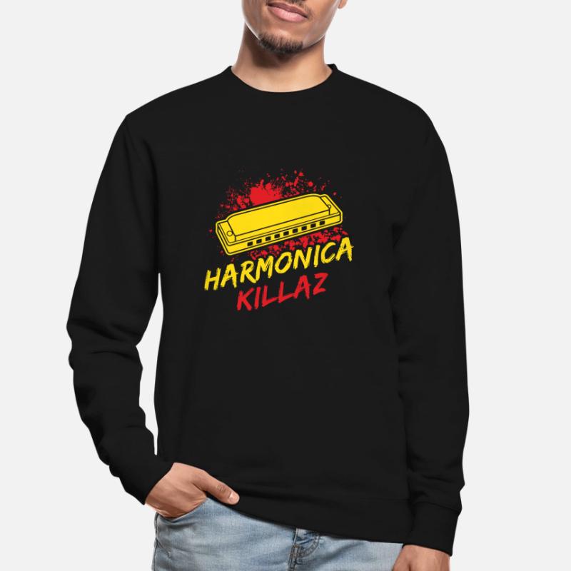 Funny Harmonica Player Killaz Harmonica Unisex Pullover