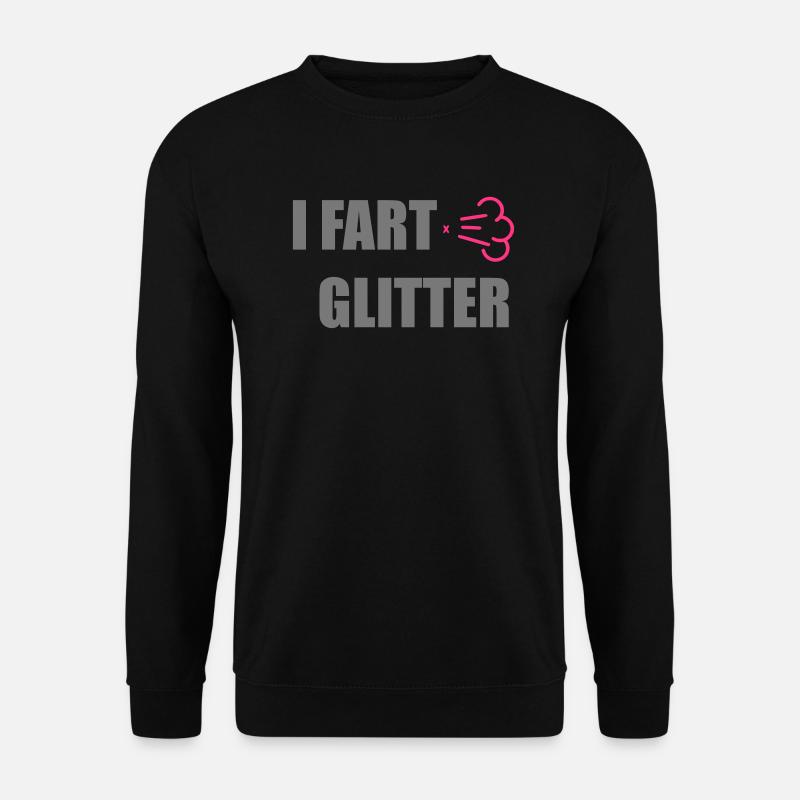 Ich furz Glitzer - Unisex Pullover - Schwarz
