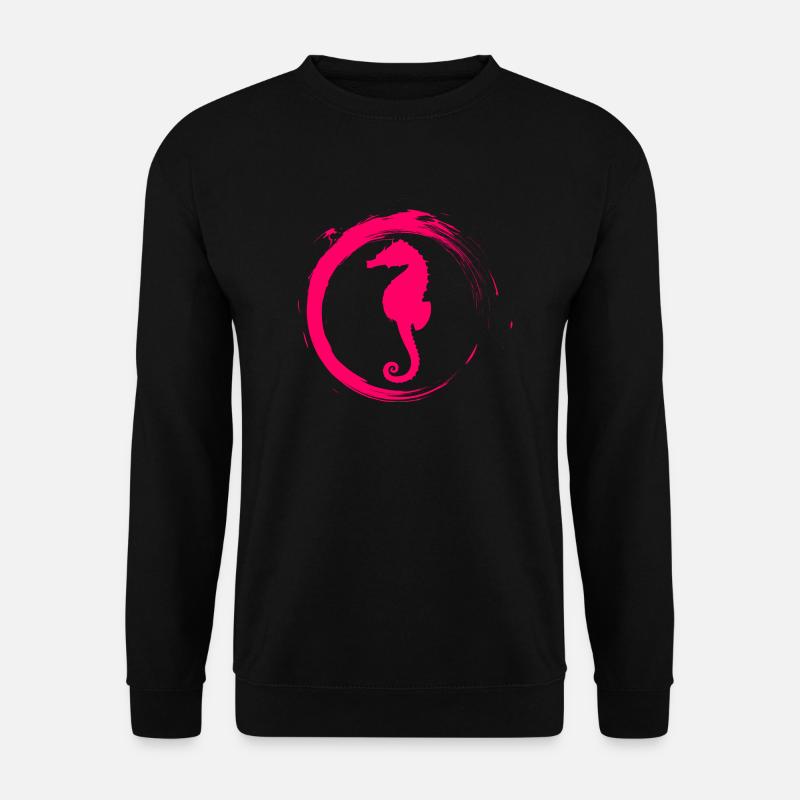 Seepferdchen - Unisex Pullover - Schwarz