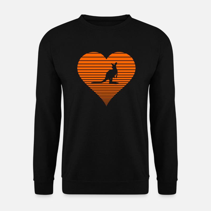Kangaroo - Unisex Pullover - Schwarz