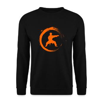 Karaté - Sweat-shirt Unisexe - noir - Devant - Alina (178cm) & Michal (187cm)