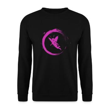 fée - Sweat-shirt Unisexe - noir - Devant - Alina (178cm) & Michal (187cm)