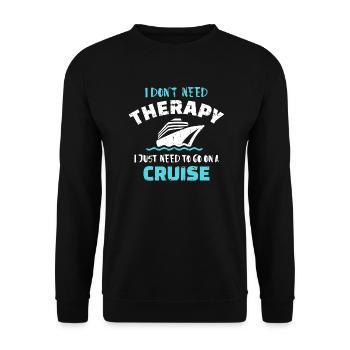 cruise - Unisex Sweatshirt - black - Front - Alina (178cm) & Michal (187cm)
