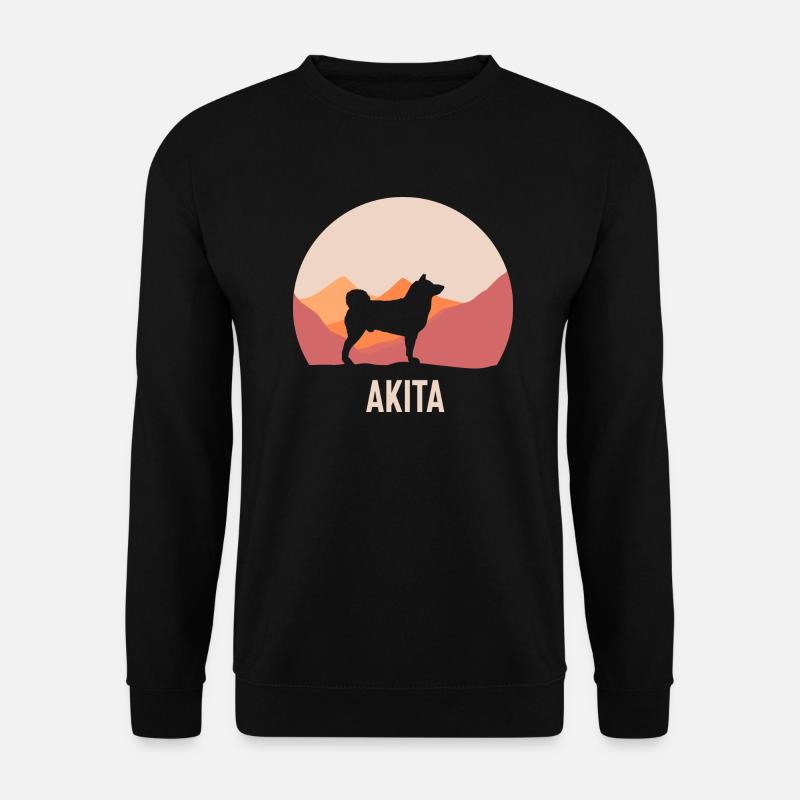 Akita - Unisex Pullover - Schwarz