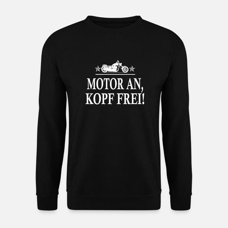 Motorrad - Unisex Pullover - Schwarz