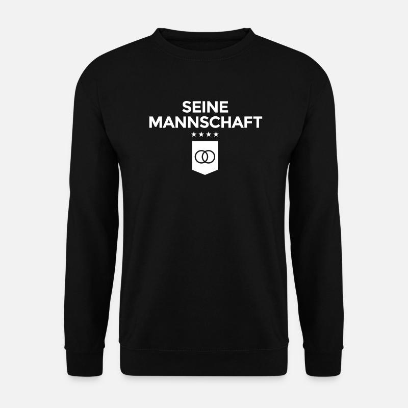 Seine Mannschaft - Unisex Pullover - Schwarz