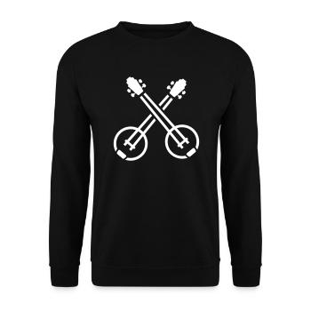 banjo - Unisex Sweatshirt - black - Front - Alina (178cm) & Michal (187cm)