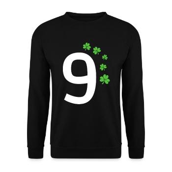 9 - Unisex Sweatshirt - black - Front - Alina (178cm) & Michal (187cm)
