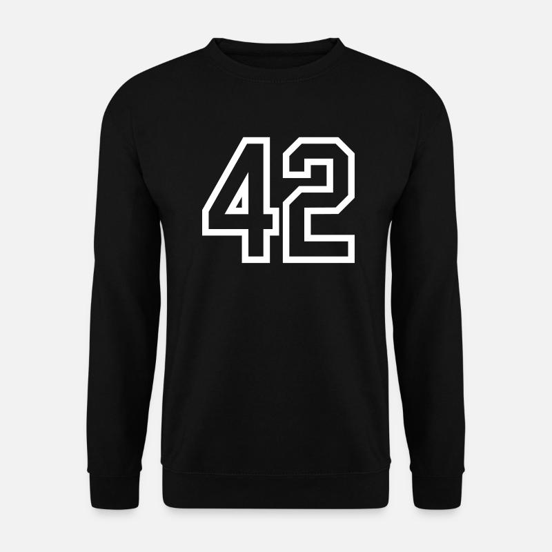 zweiundvierzig - Unisex Pullover - Schwarz