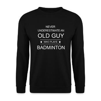 Badminton - Sweat-shirt Unisexe - noir - Devant - Alina (178cm) & Michal (187cm)
