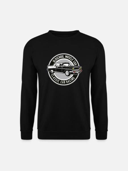 Muscle Car - Unisex Pullover - Schwarz