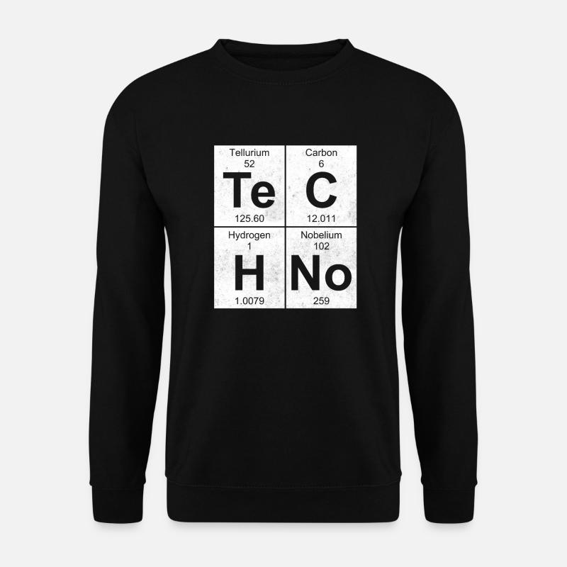 TeCHNo ELEMENTS BLOCKS - Unisex Pullover - Schwarz