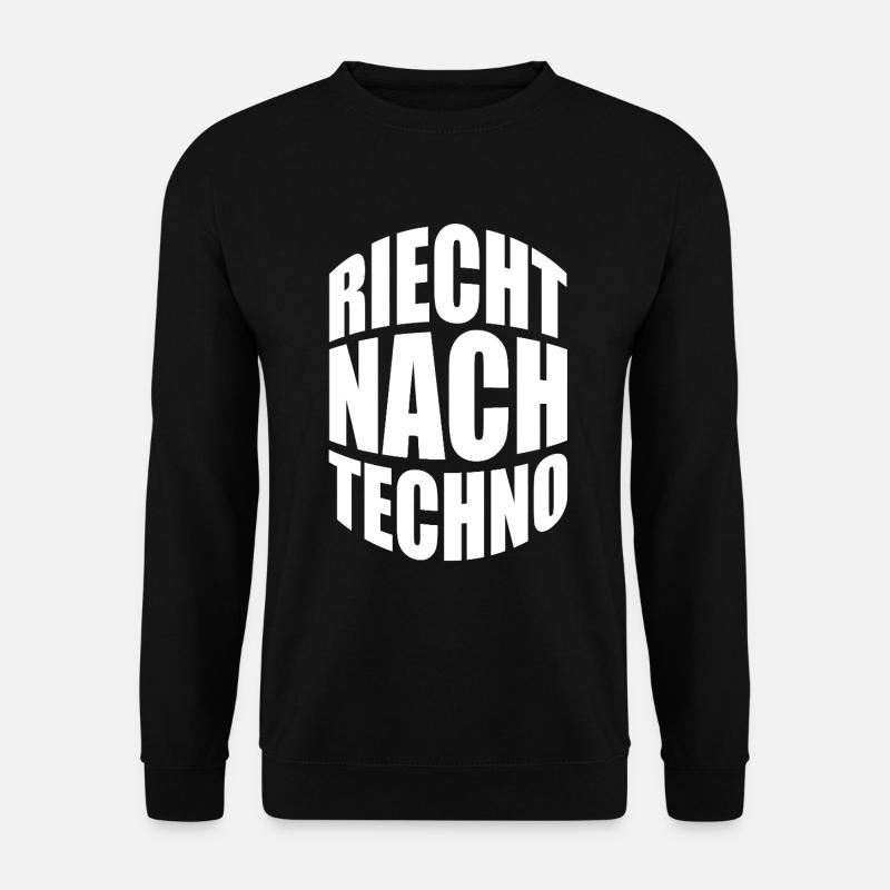 Riecht nach Techno - Unisex Pullover - Schwarz