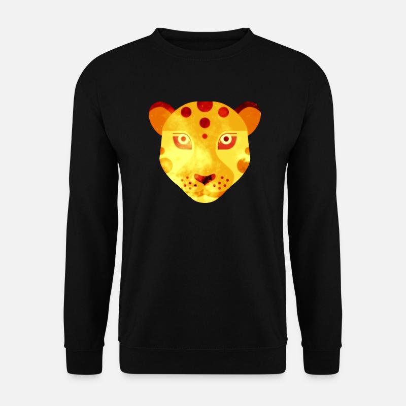 Leopard - Unisex Pullover - Schwarz