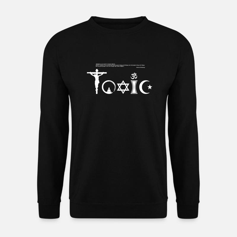 Devis Blanc Toxique - Sweat-shirt Unisexe - noir