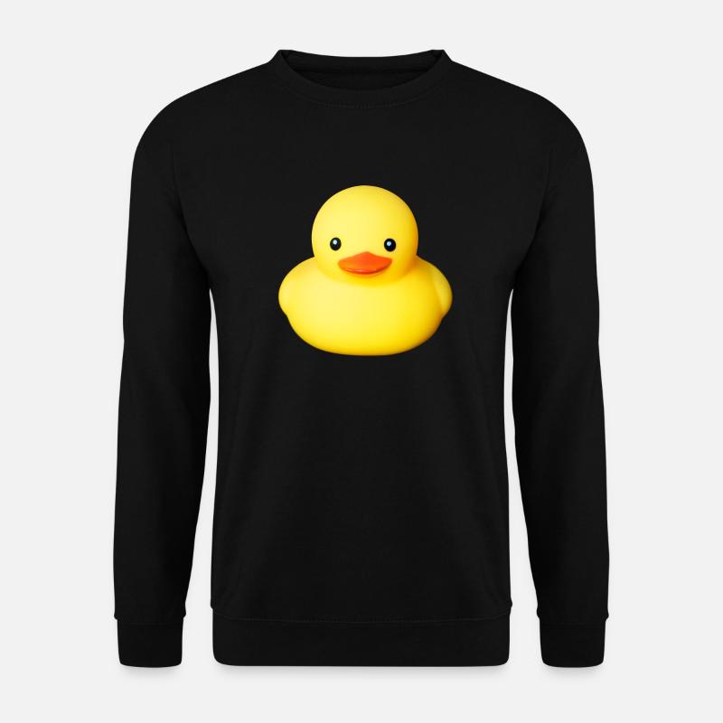 Niedliche gelbe Gummiente - Unisex Pullover - Schwarz