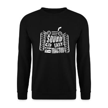 tractor pulling - Unisex Sweatshirt - black - Front - Alina (178cm) & Michal (187cm)