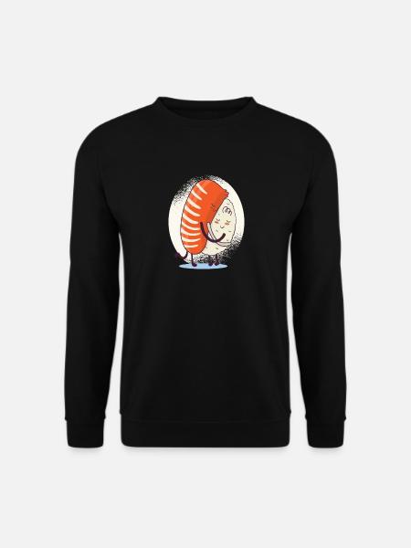 Sushi Hug - J'aime les sushis - Sweat-shirt Unisexe - noir