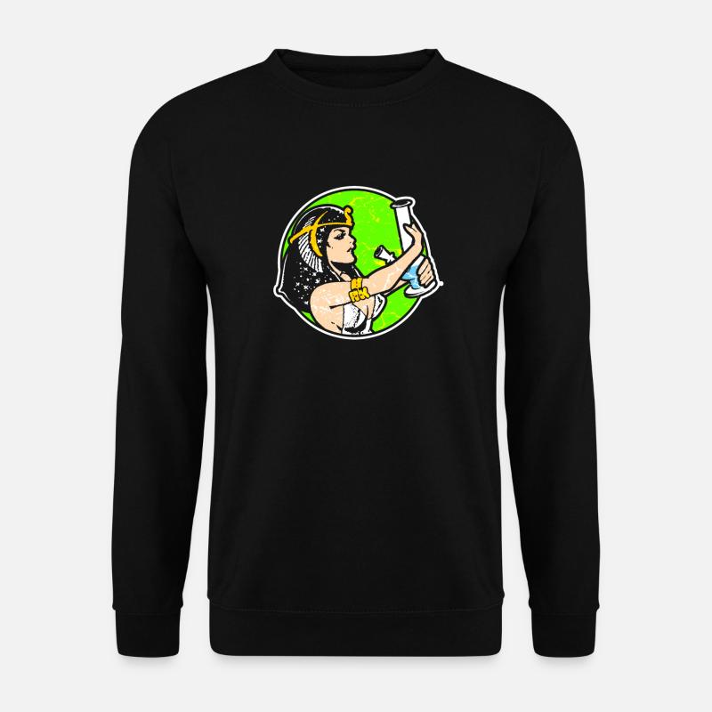 Cleopatra hookah shisha egypt - Unisex Sweatshirt - black
