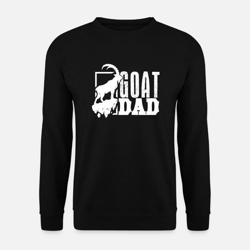 Ziege Ziege Papa - Unisex Pullover - Schwarz