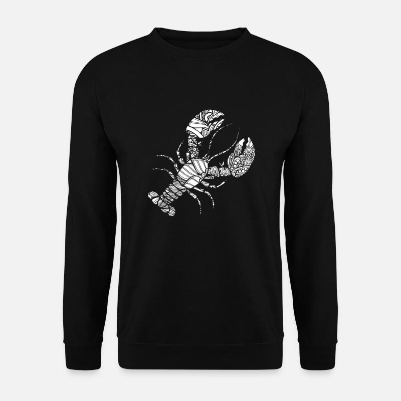 Hummer Hummer Blumenmuster - Unisex Pullover - Schwarz