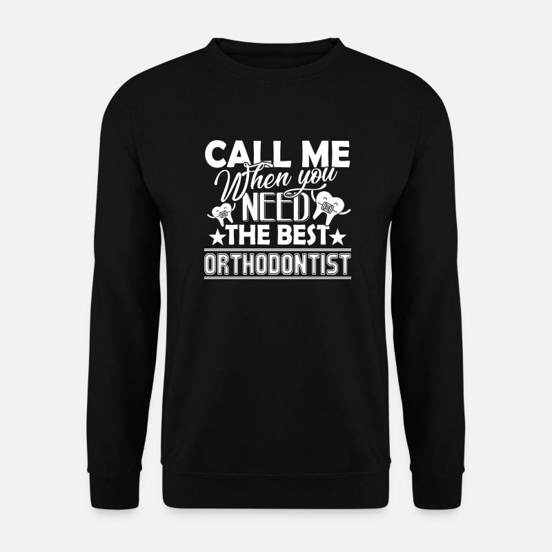 Kieferorthopäde Bester Kieferorthopäde - Unisex Pullover - Schwarz