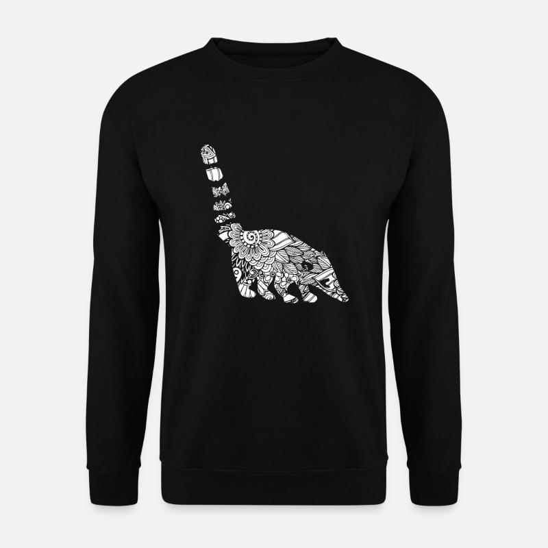 Coati Coati Blumenmuster - Unisex Pullover - Schwarz