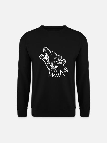 Coyote Coyote Floral Pattern - Unisex Sweatshirt - black