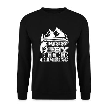 Climbing Body By Climbing - Unisex Sweatshirt - black - Front - Alina (178cm) & Michal (187cm)