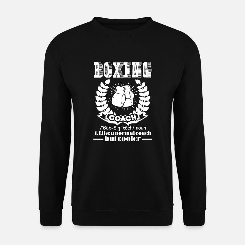 Boxing Boxing Coach Definition - Unisex Sweatshirt - black