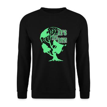 Earth Day It Is My Day - Unisex Sweatshirt - black - Front - Alina (178cm) & Michal (187cm)