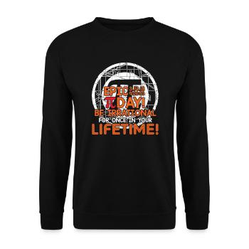 Pi Day Epic Pi Day - Unisex Sweatshirt - black - Front - Alina (178cm) & Michal (187cm)