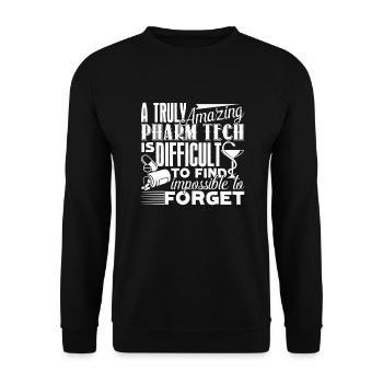 Pharmacy Technician Amazing Pharmacy Technician - Unisex Sweatshirt - black - Front - Alina (178cm) & Michal (187cm)