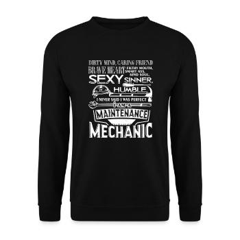 Maintenance Mechanic I Am A Maintenance Mechanic - Unisex Sweatshirt - black - Front - Alina (178cm) & Michal (187cm)