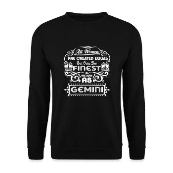 Gemini Gemini Evolution - Unisex Sweatshirt - black - Front - Alina (178cm) & Michal (187cm)