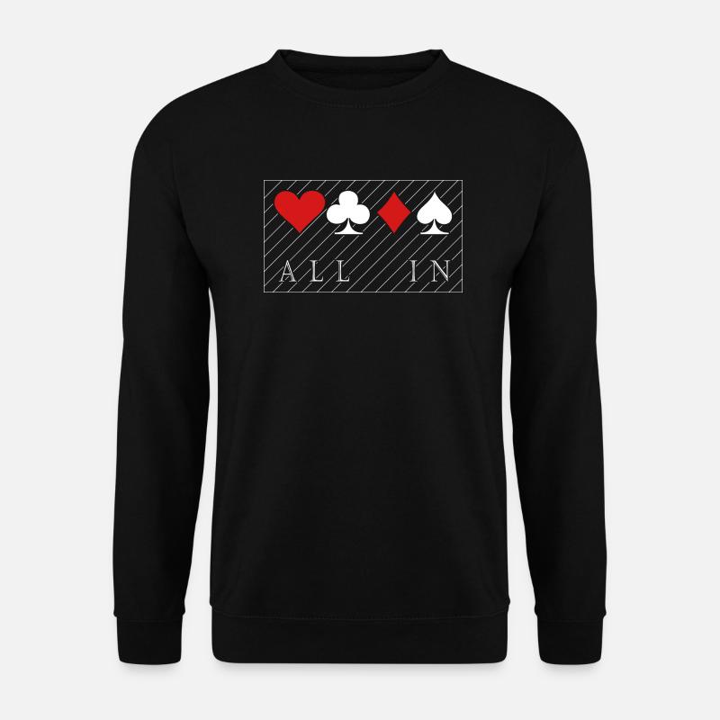 Poker - Unisex Pullover - Schwarz