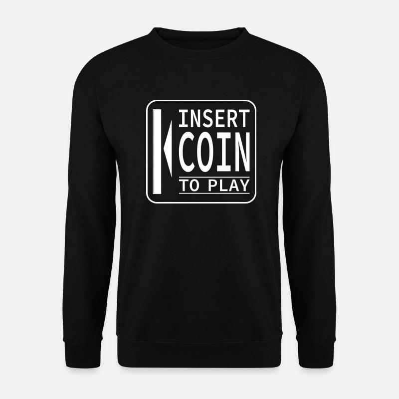 Insert Coin retro design - Unisex Sweatshirt - black