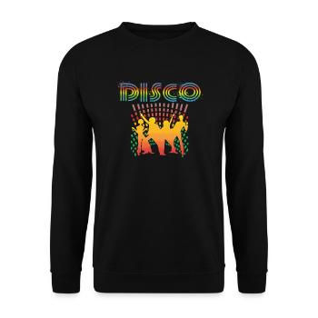 Disco Time - Sweat-shirt Unisexe - noir - Devant - Alina (178cm) & Michal (187cm)