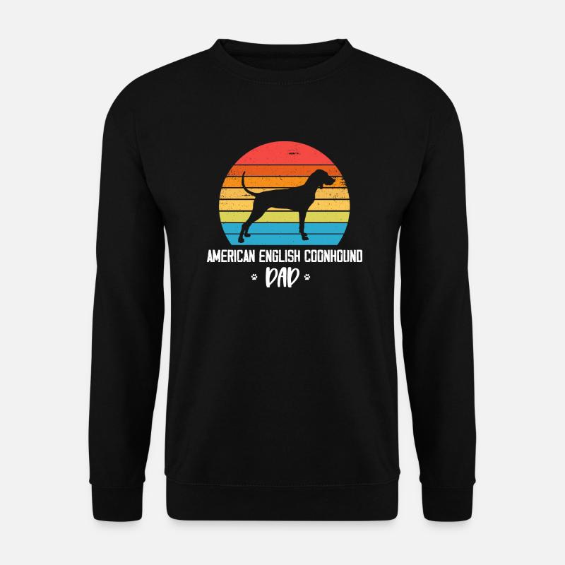 Anglais américain Coonhound - Sweat-shirt Unisexe - noir
