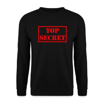 Top secret - Unisex Sweatshirt - black - Front - Alina (178cm) & Michal (187cm)