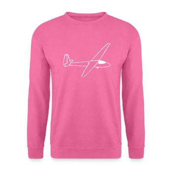 Segelflugzeug Ka6 Comic Geschenk gleiten - Unisex Pullover - Pink - Vorne